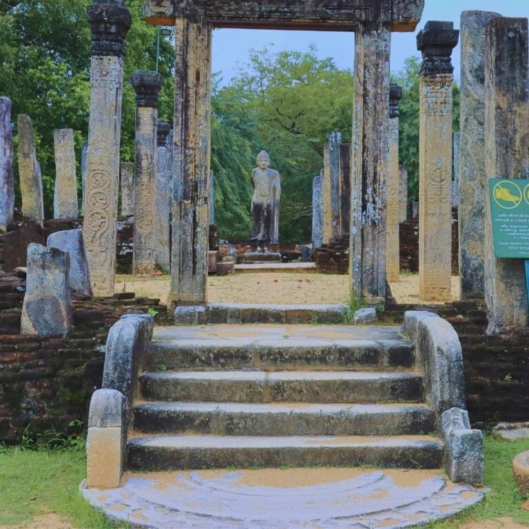 Ruins of the historic Atadage Tooth Relic Temple
