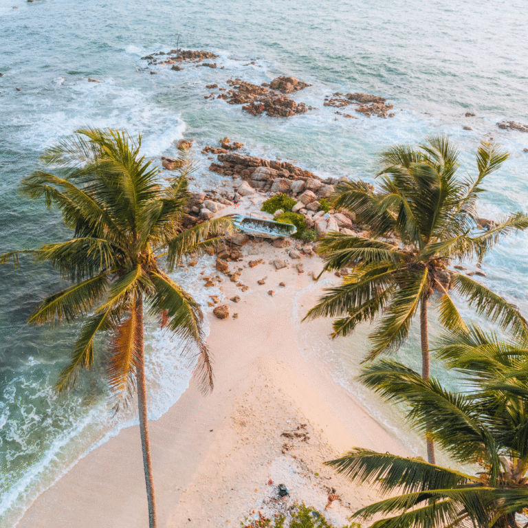 Secret Beach Mirissa Sri Lanka scenic coastline