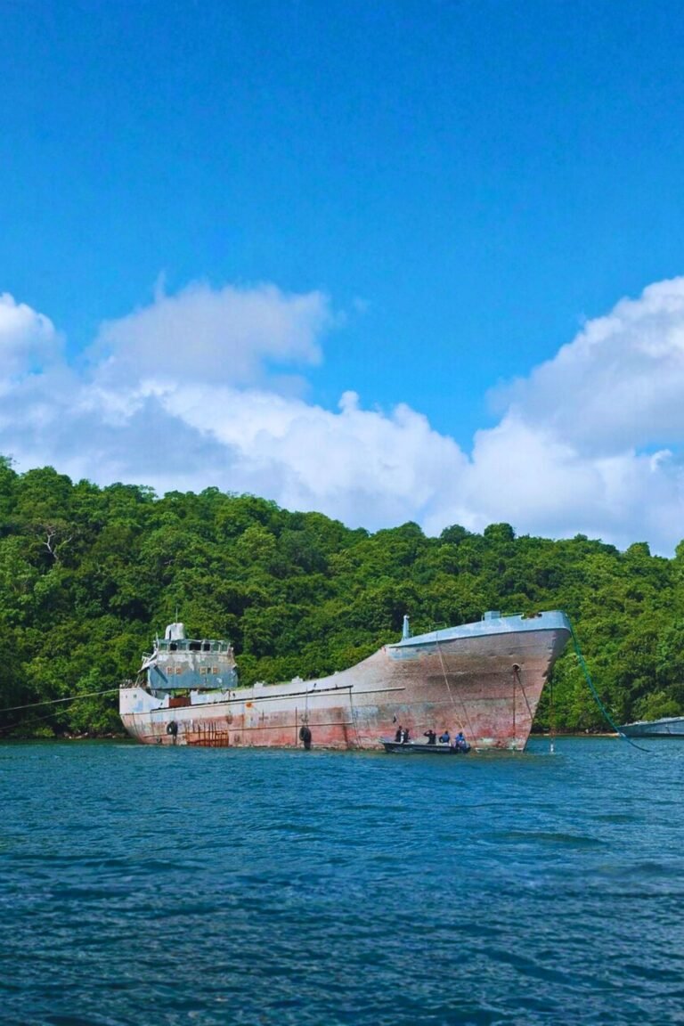 Scenic view of Sober Island tourist attraction in Sri Lanka