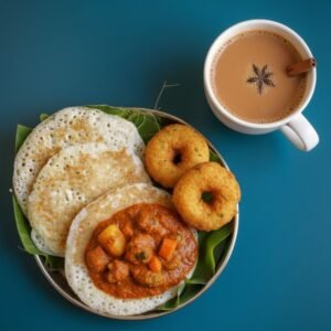 Local restaurant in Sri Lanka serving fresh thosei breakfast