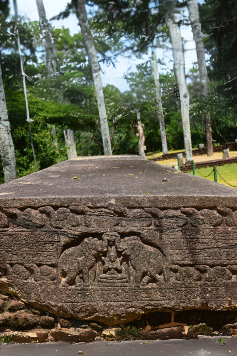 Historical Gal Potha stone slab inscription Sri Lanka