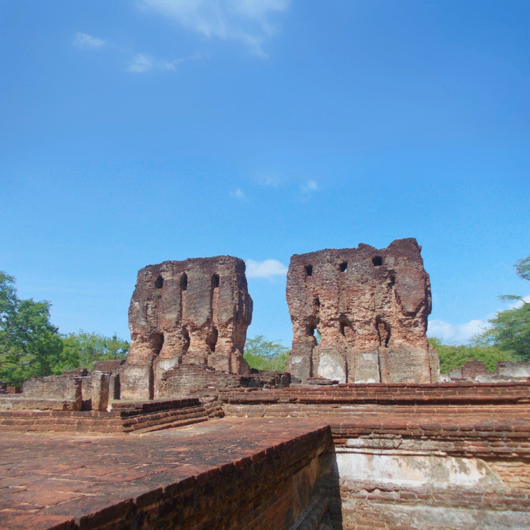 Historical architecture of Parakramabahu Palace Sri Lanka