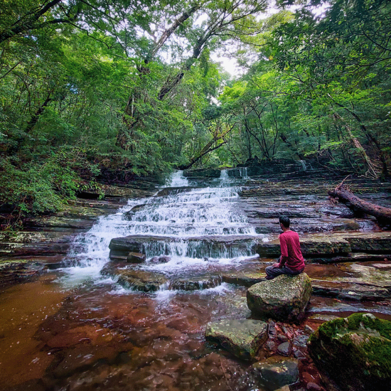 Knuckles Mountain Range panoramic landscape in Sri Lanka