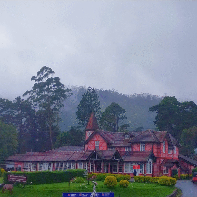 Nuwara Eliya Post Office colonial red brick building