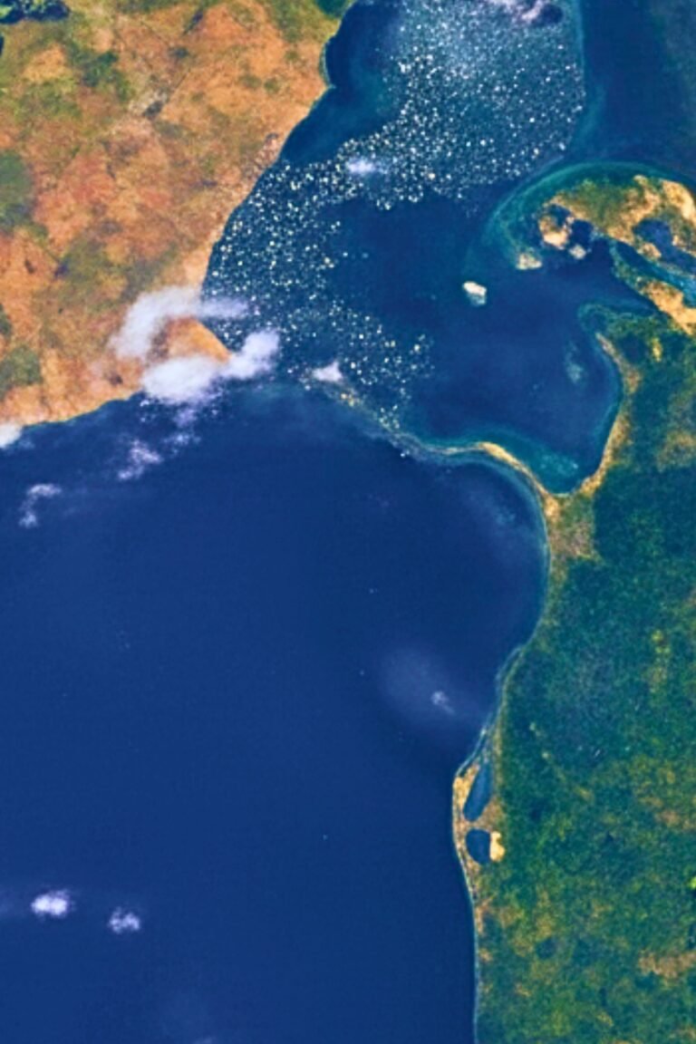 Beautiful view of Ram Setu seen from the Space