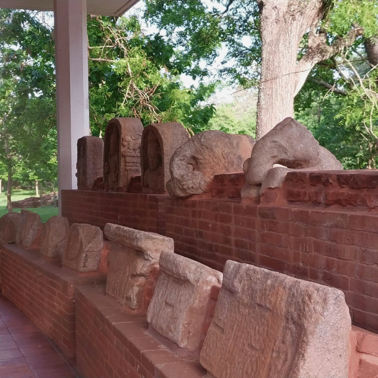 Jetavanarama Museum showcasing ancient Sri Lankan culture