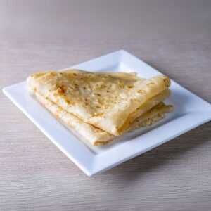 Crispy layered parata food in Sri Lankan cuisine