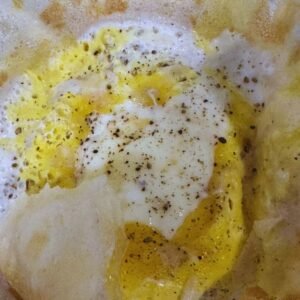 Crispy edge and soft center egg hopper from Sri Lanka