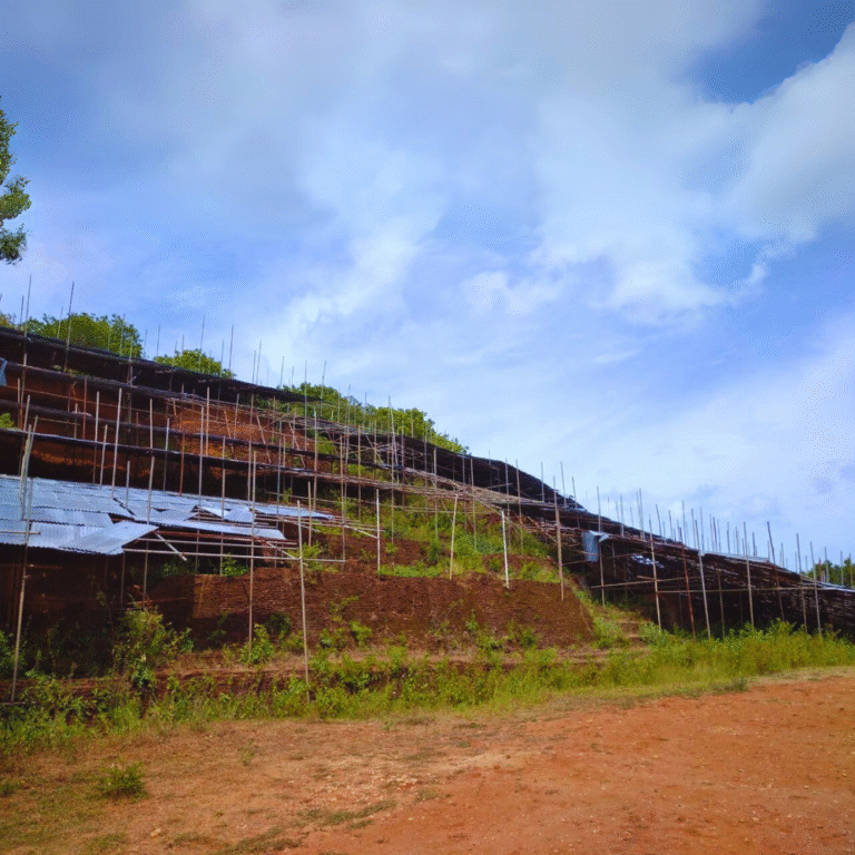 ancient buddhist stupa at deegawapi sacred site