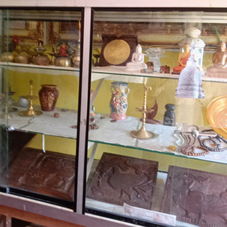 Ancient Buddha statue at Delgamuwa Raja Maha Vihara in Sri Lanka