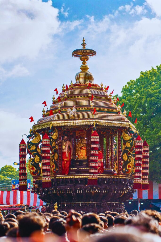 Nallur Kandaswamy Kovil Festival in Jaffna with colorful traditional procession