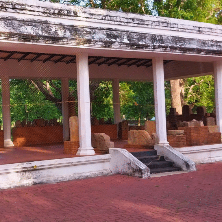 Heritage collection at Jetavanarama Museum Sri Lanka