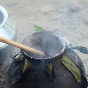Pongal traditional food served in Sri Lanka