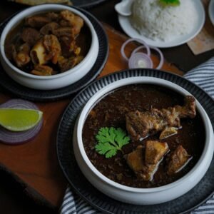 flavorful Sri Lankan mutton curry dish