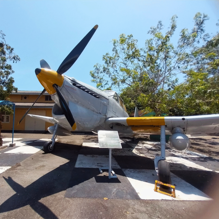 Interior exhibits of Air Force Museum Sri Lanka