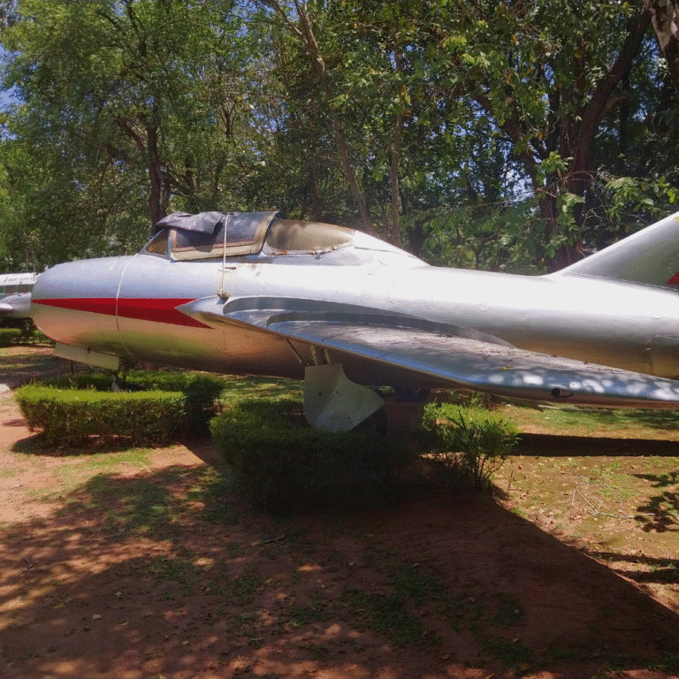 Fighter jet on display at Sri Lanka Air Force Museum