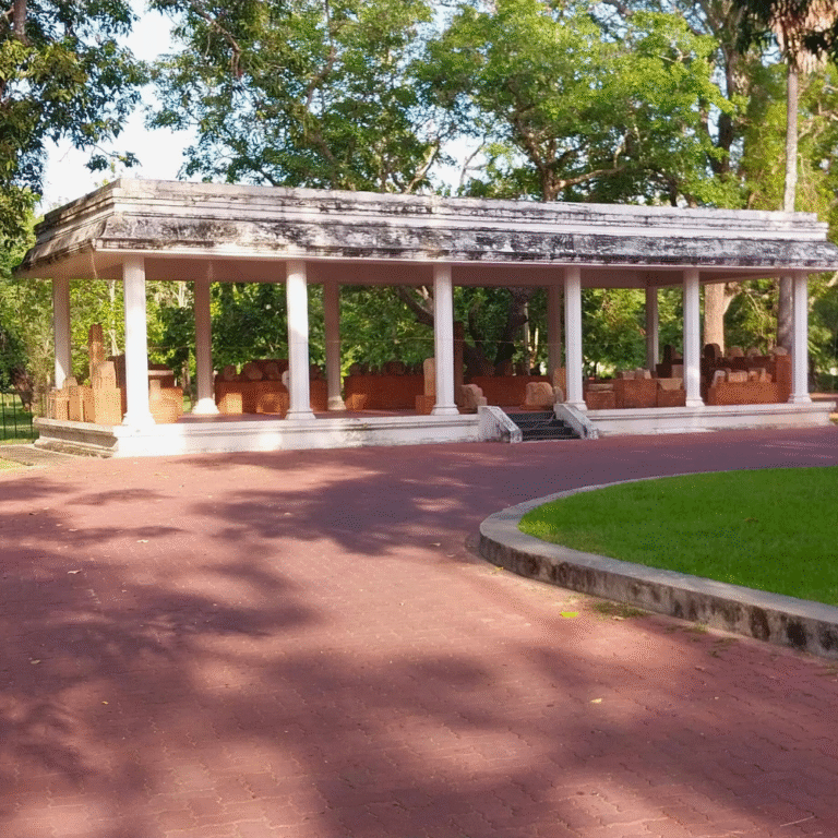 Ancient artifacts at Jetavanarama Museum Sri Lanka