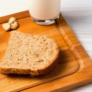 Sri Lankan soft bread loaf close up view