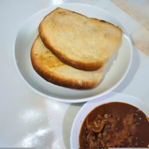 Sri Lankan tea time snack rost bread