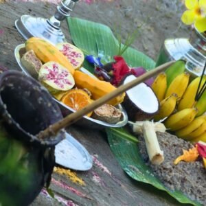 Sweet Pongal dessert with jaggery and ghee