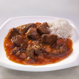Spicy pork curry cooked with local Sri Lankan spices