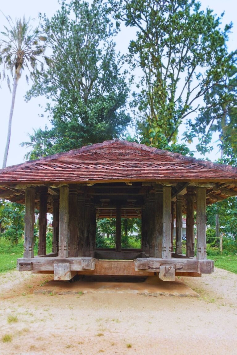 Panavitiya Ambalama historic resting place in Sri Lanka
