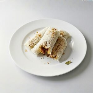 Lavariya sweet made with rice flour and jaggery filling