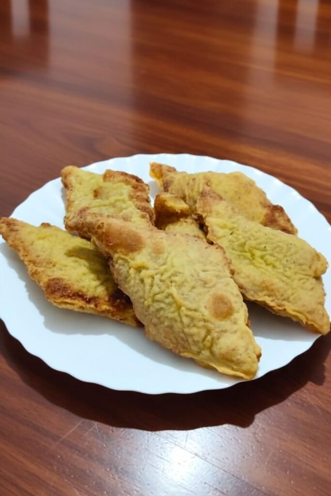 Homemade mun karali with coconut milk and spices