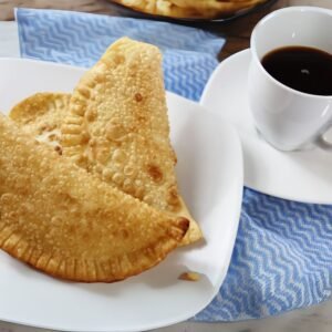 Traditional beef patty from a Sri Lanka bakery