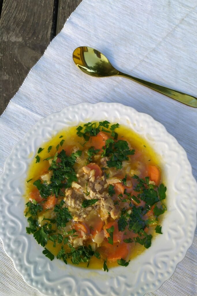 Local chicken soup dish popular in Sri Lanka