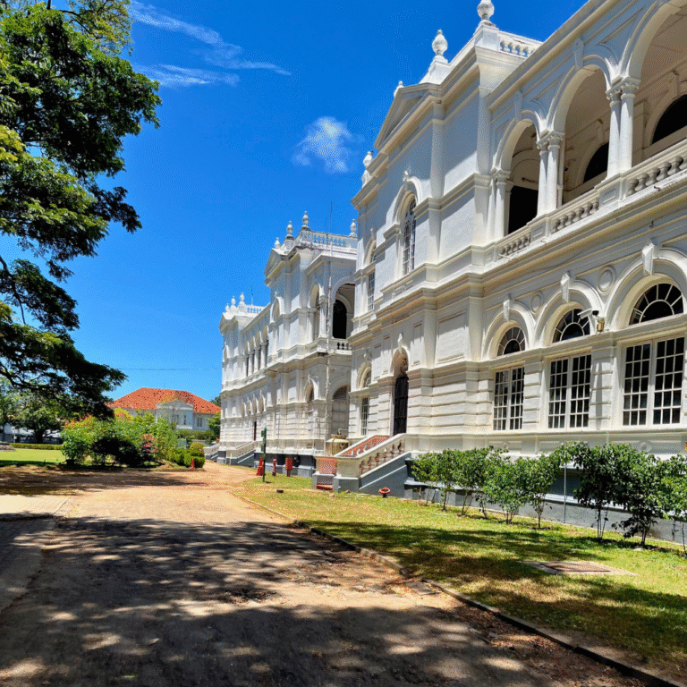 National Museum Colombo front entrance view
