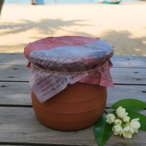 Homemade buffalo curd prepared using local methods