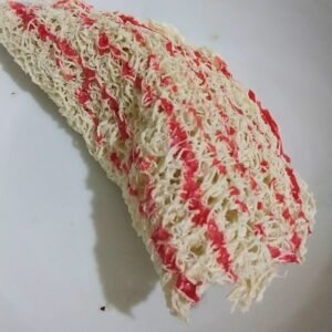 crispy golden aasmi snack from Sri Lanka