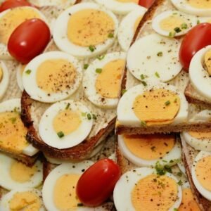 Boiled eggs served as Sri Lankan breakfast