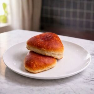 Authentic Sri Lankan fish bun served as a snack