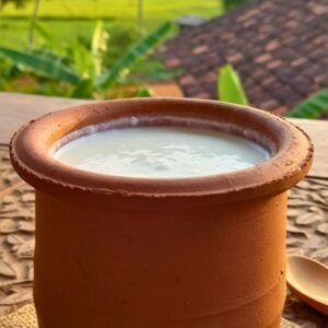 Fresh and creamy buffalo curd from Sri Lanka