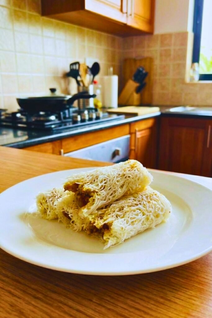 Sri Lankan lavariya served as a traditional New Year sweet