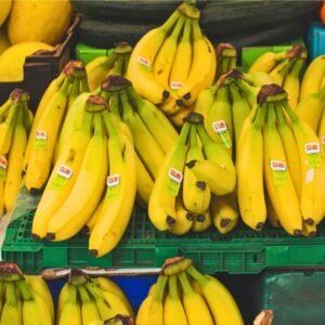 Harvested bananas ready for sale in Sri Lanka