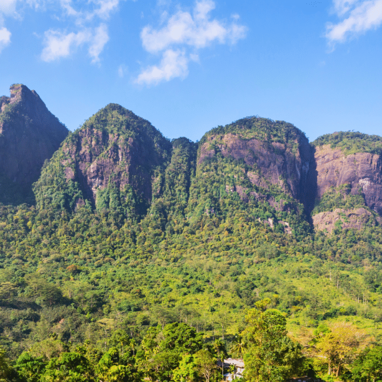 Saptha Kanya also known as Seven Virgins mountain Sri Lanka