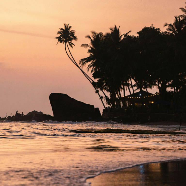 Scenic view of Ship Rock Sri Lanka