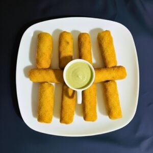 Sri Lankan style spicy chicken rolls ready to eat