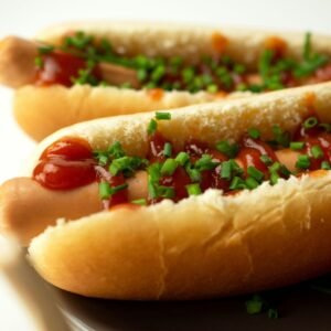 Spicy Sri Lankan hot dog with onions