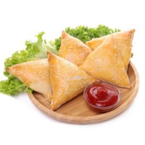 Traditional samosa served in Sri Lanka