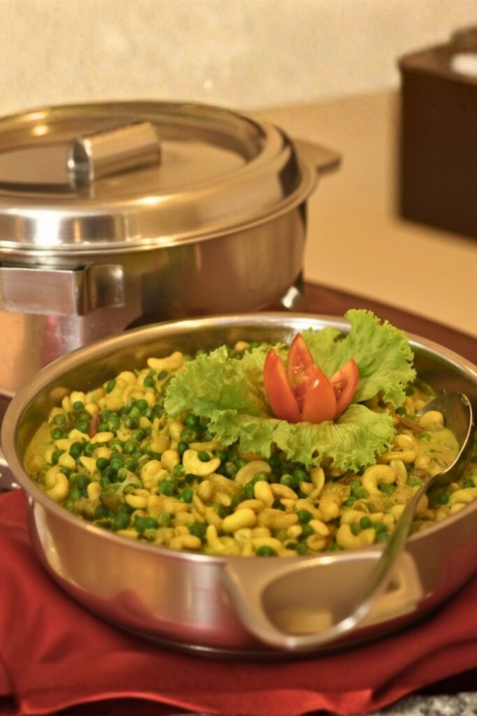 Spicy cashew curry made with coconut milk and aromatic spices