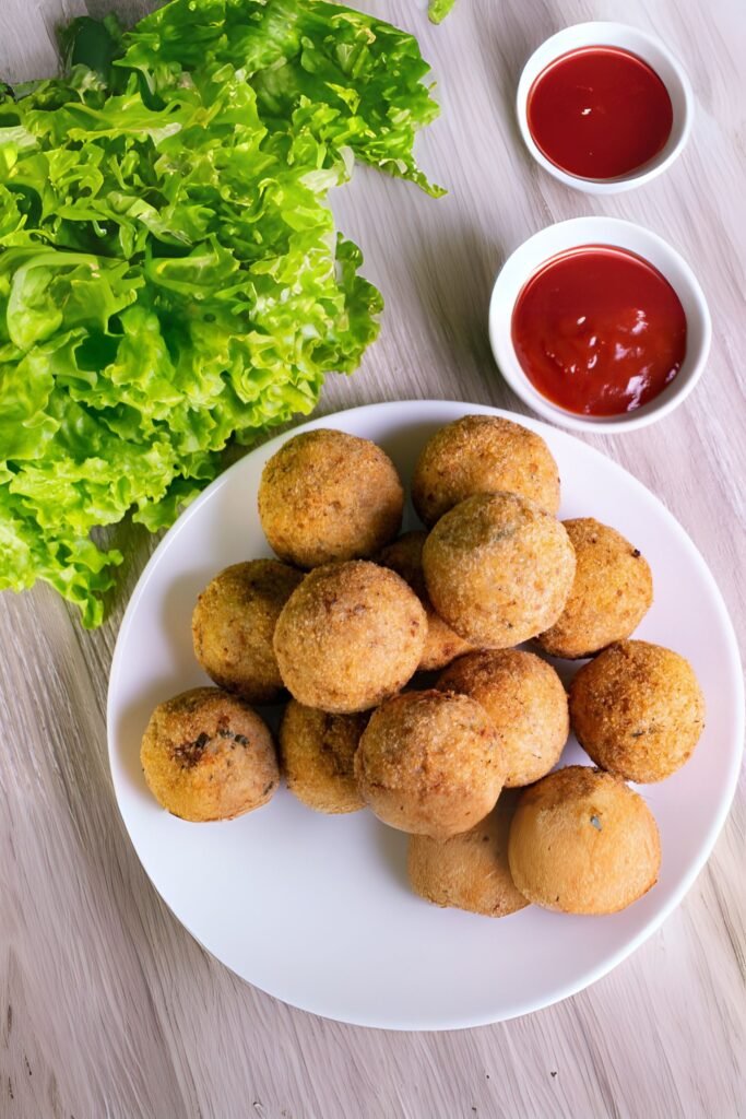 Spicy fish cutlet appetizer from Sri Lanka