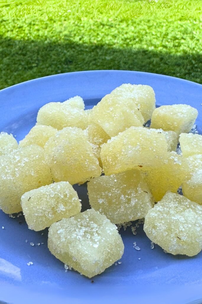 Authentic Sri Lankan dessert puhul dosi served on a plate