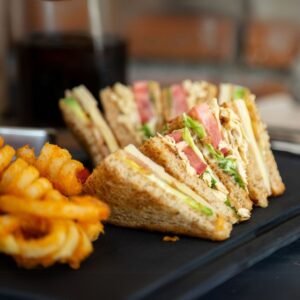 Spicy Sri Lanka sandwich with curry flavor