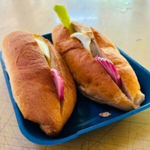 Freshly baked egg bun from a local Sri Lankan bakery
