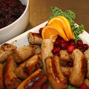 Traditional Sri Lankan fried sausage snack
