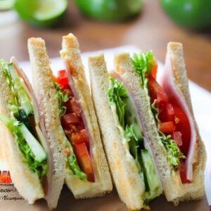 Traditional Sri Lankan street food sandwich